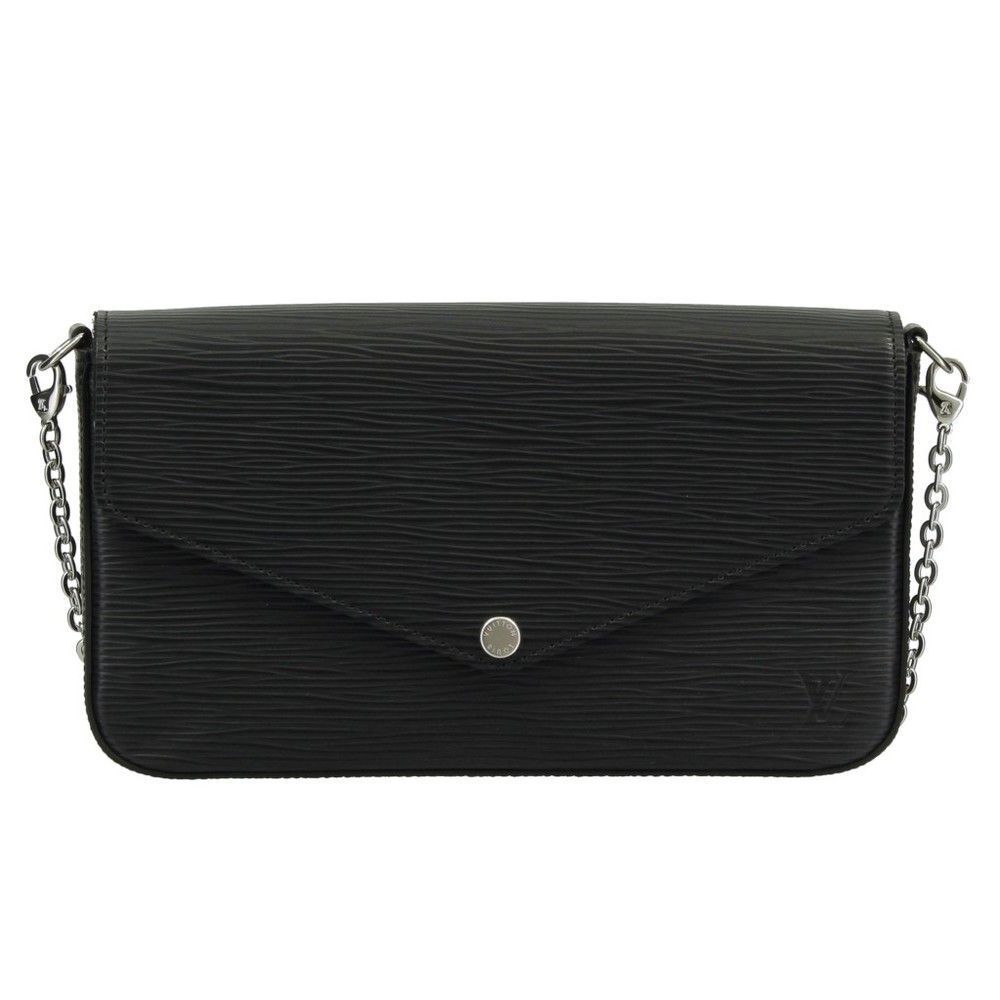 Louis Vuitton Epi Pochette Felicie Noir Shoulder Bag